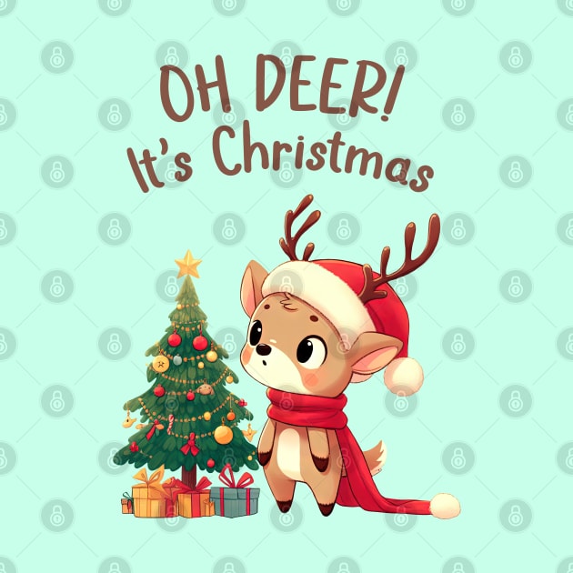 Oh Deer Its Christmas by Takeda_Art