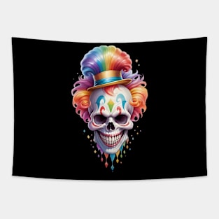 Skull Clown Tapestry