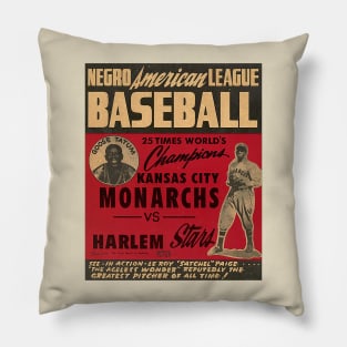 vintage negro american baseball Pillow