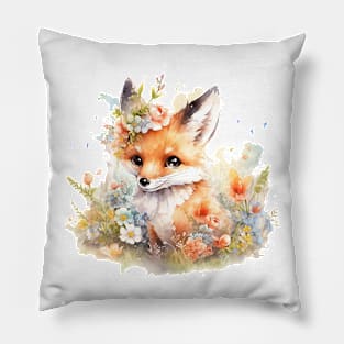 cute fox Pillow