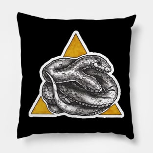 A snake with two heads Pillow