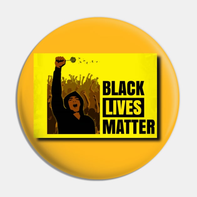 Black lives matter yellow t-shirt stickers Pin by TheKMDesigns