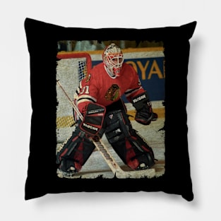 Jeff Hackett - Chicago Blackhawks, 1997 Pillow