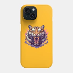 angry tiger Phone Case