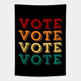 Retro vintage vote Tapestry