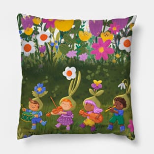 spring  parade Pillow