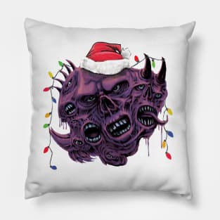 Zombie Mutant Morph Monster Christmas Edition Pillow