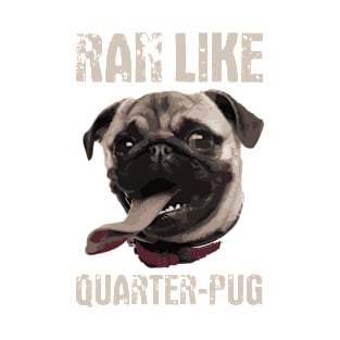 Quarterback Pug T-Shirt