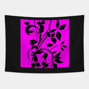 Pink Leaf Tapestry