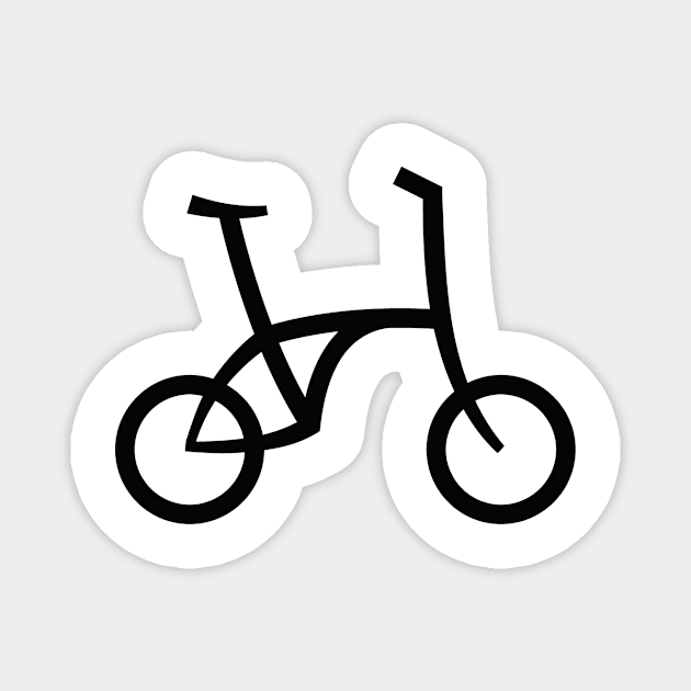 Fold Up Bike Magnet by Radradrad