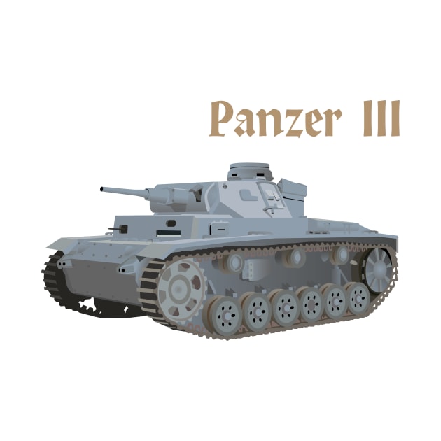 Panzer III German WW2 Battle Tank by NorseTech