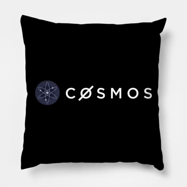 Cosmos  Crypto Cryptocurrency ATOM  coin token Pillow by JayD World