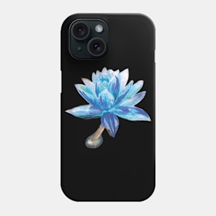 Blue Lotus Flower Phone Case