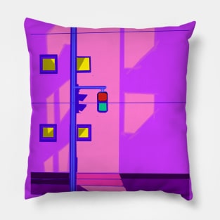 Retro traffic light Pillow