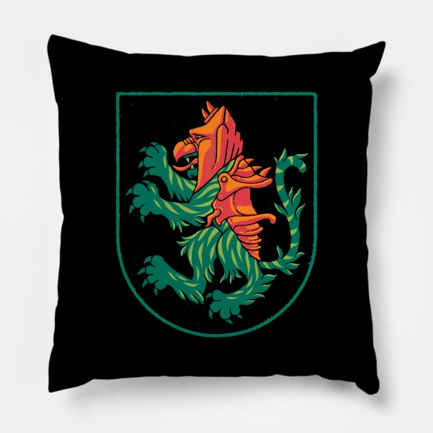 Medieval Cat Pillow by Cactus