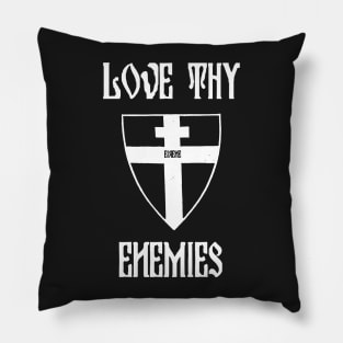 Love Thy Enemies Orthodox Cross Byzantine Shield Eirene Pillow