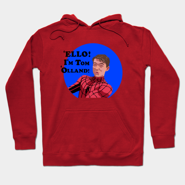 tom holland in hoodie