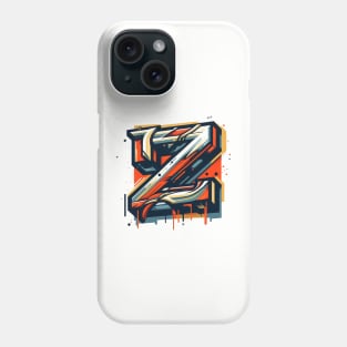 Letter Z design graffity style Phone Case