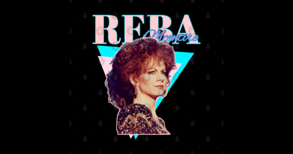 Vintage 80s///reba - Reba - Sticker | TeePublic