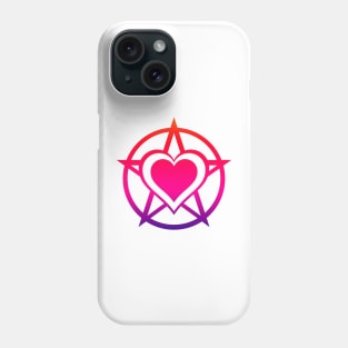 Rainbow Pagan Heart Cheeky Witch® Phone Case