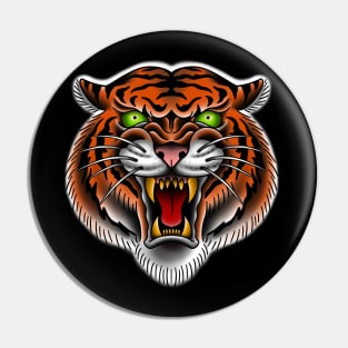 tiger head bengal Pin