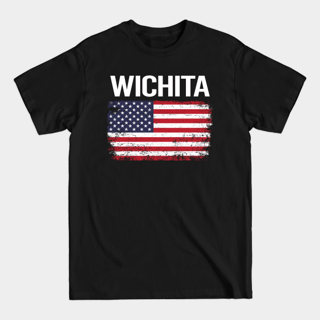 Discover The American Flag Wichita - Wichita - T-Shirt