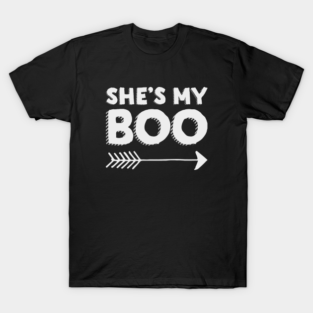 She S My Boo Arrow Boyfriend Girlfriend Couple Shirt Halloween T Shirt Teepublic teepublic