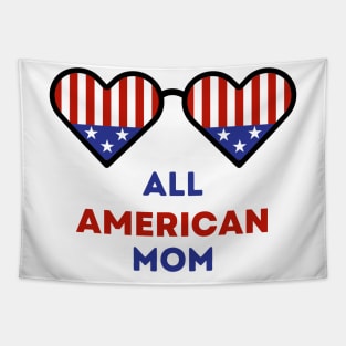 All American Mom 4th of July Tapestry