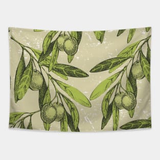 Olives pattern texture Tapestry