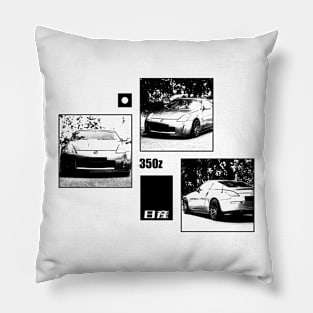 NISSAN 350Z Black 'N White Archive Pillow