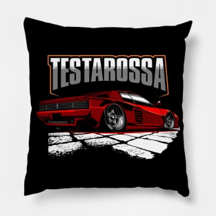 Ferrari Testarosa Red Pillow