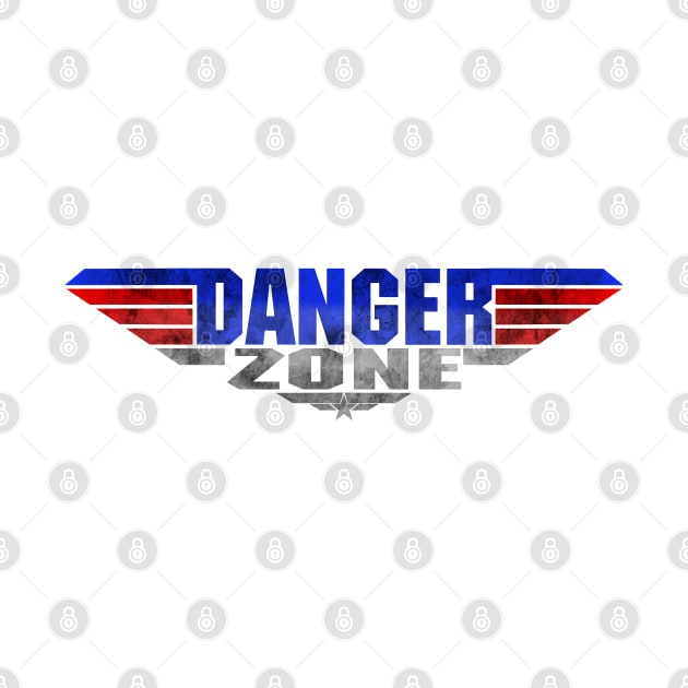 Top Gun Maverick Vintage Logo Danger Zone by ArtIzMuzikForTheEyez