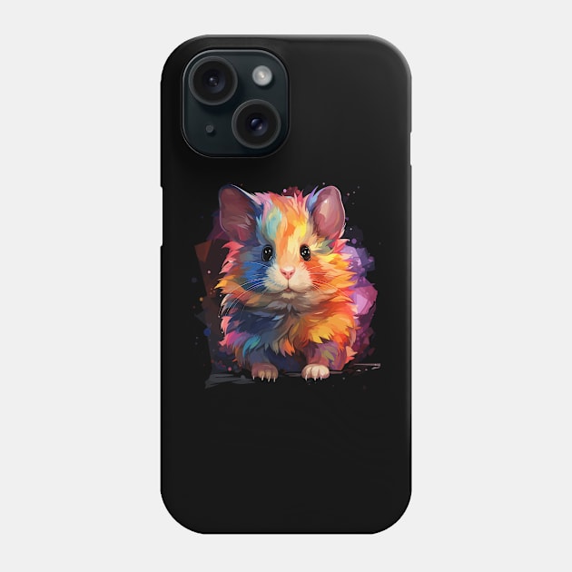 Hamster Rainbow Phone Case by JH Mart