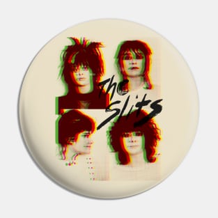 The Slits offset graphic Pin