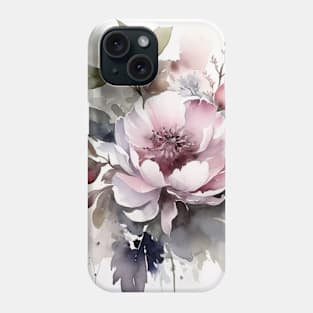 Watercolor flowers Phone Case