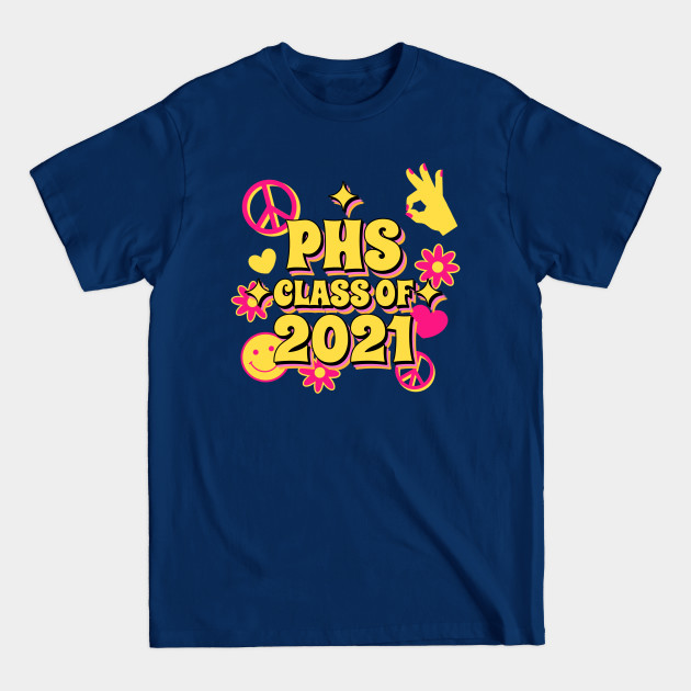 Disover Parkville High School Peace and Love Class of 2021 - Parkville High School - T-Shirt