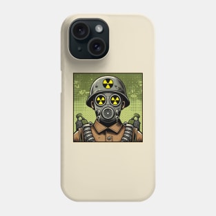 WWII Gas Mask Soldier Phone Case