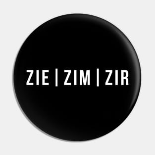 Zie Zim Zir Pronouns Pin