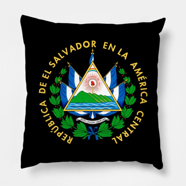 El Salvador Pillow by Wickedcartoons