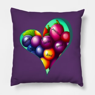 Positive heart Pillow