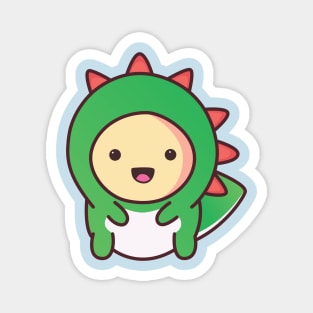 kawaii cute dinosaur baby cat muffin Magnet