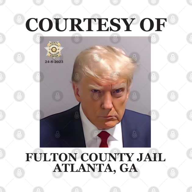 Trump Mugshot Courtesy of Fulton county Jail by Danemilin