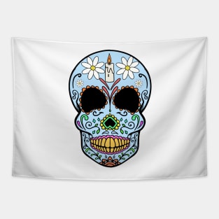 Mexican Skull Dia de los muertos Day of the dead Tapestry