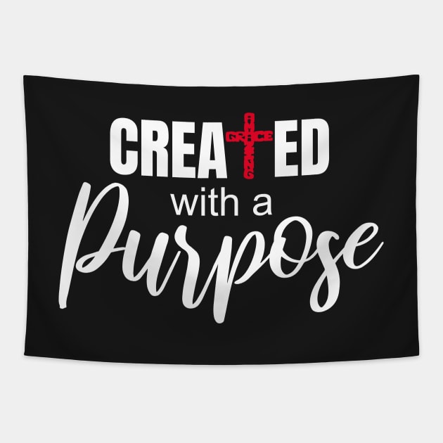 Created with a purpose Tapestry by PlusAdore