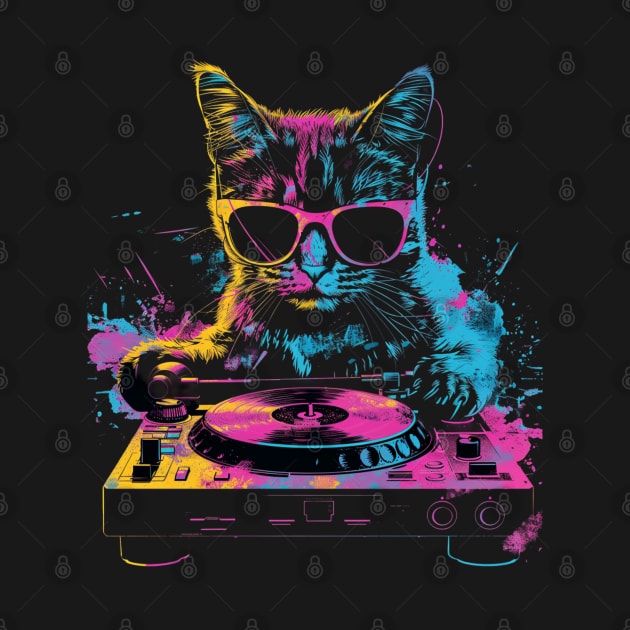 Cat DJ Bass by BilodeauBlue