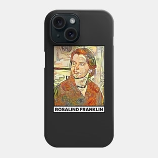 Rosalind Franklin Women in Science STEM Golden Portrait Phone Case