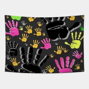 Hands All Over Me, Part 11, Mask, Mug, Pin Tapestry