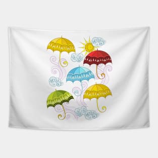 Fairytale Weather Forecast Print Tapestry