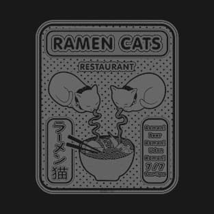 Ramen cats retro vintage japanese style T-Shirt