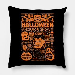 Halloween Horror Show Pillow